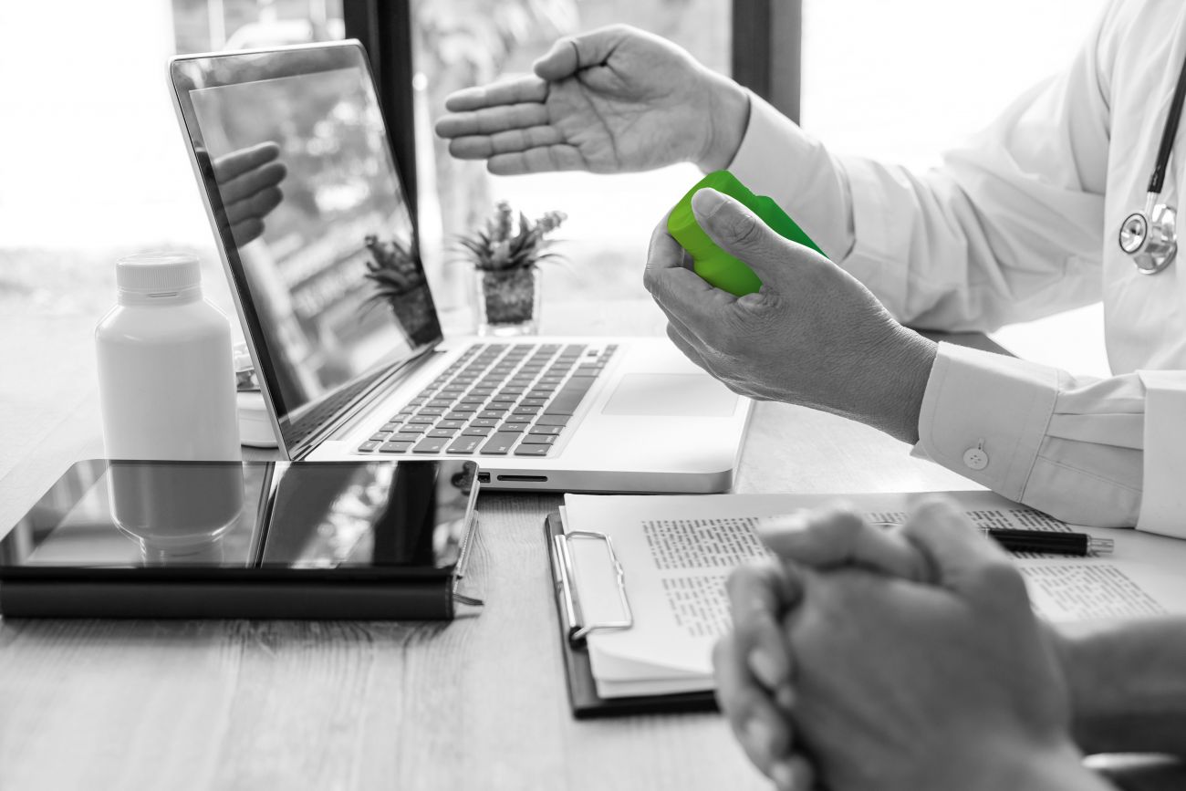 healthcare laptop medication