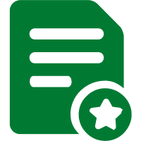Document star icon
