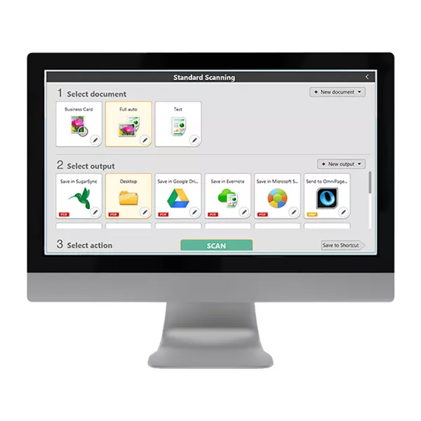Canon Capture OnTouch Pro software screen