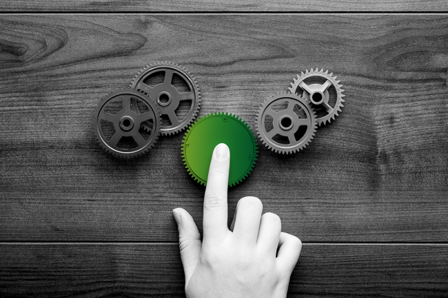 Service wheels image with hand