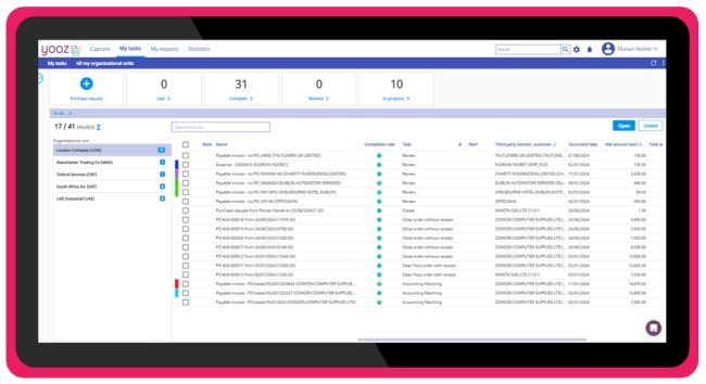 Yooz platform preview