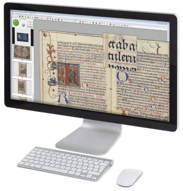 Zeutschel OS Software interface screenshot