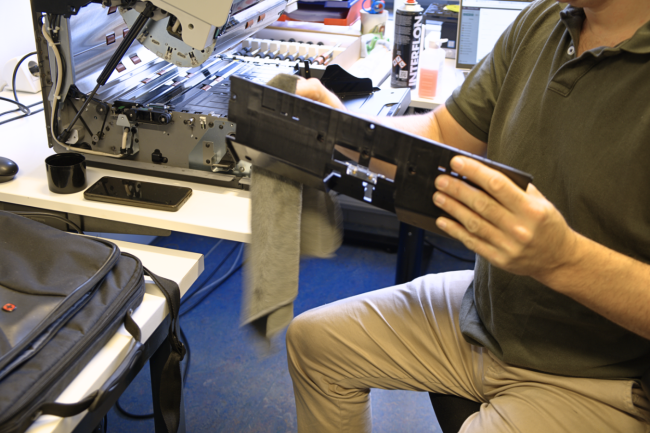 Cleaning the scanner